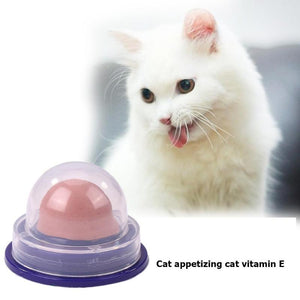 Healthy Catnip Sugar Candy Licking Solid Nutrition Gel Energy Ball Toy for Cat Increase Drinking Water Help Digestion