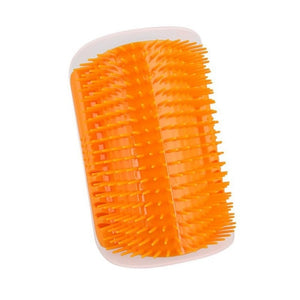 Self Groomer Tool Hair Removal Brush Comb Cats Hair Shedding with Catnip